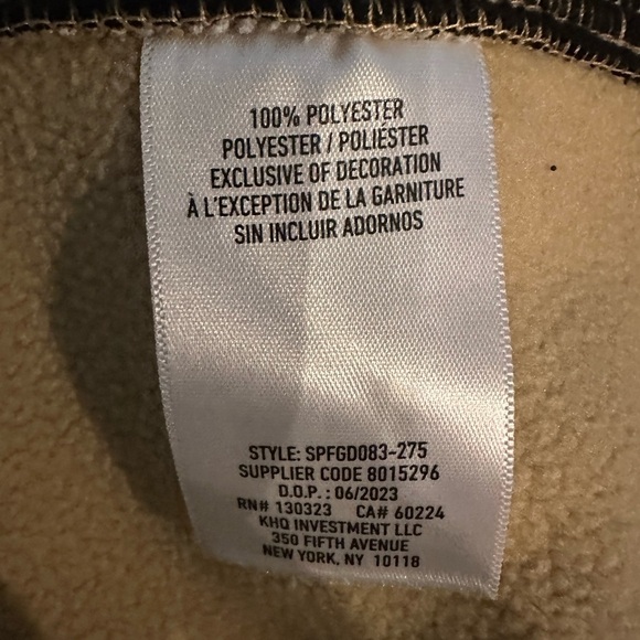 Spyder men’s Oatmeal heather half zip size L - Picture 10 of 10